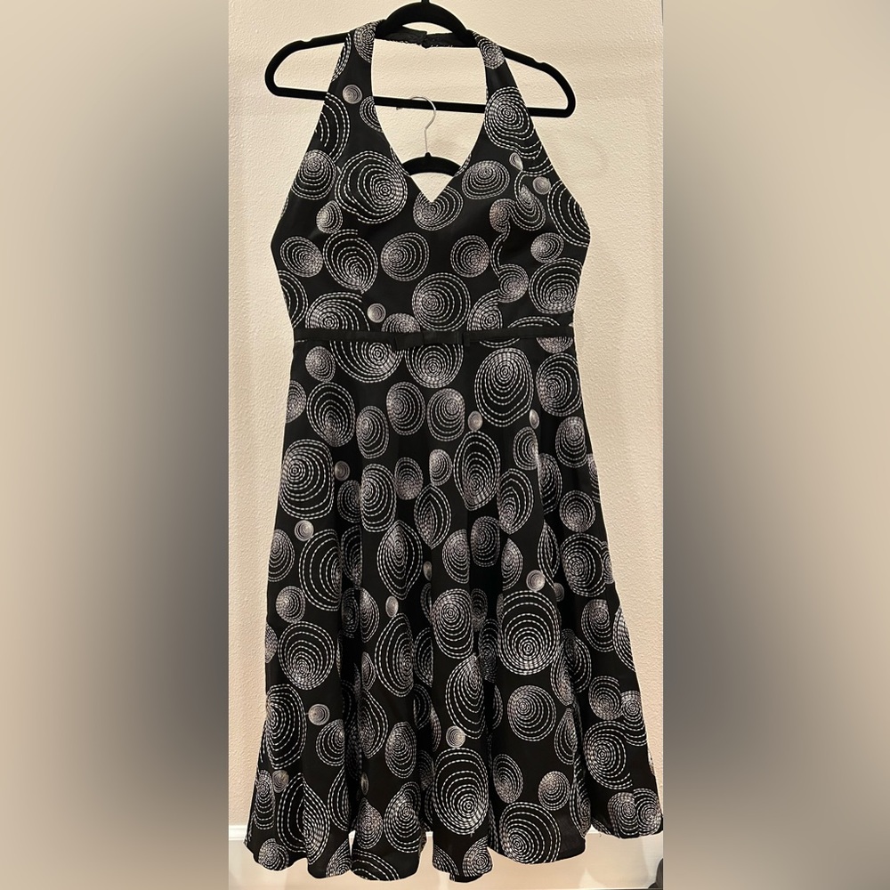 Maggy London Halter Fit and Flair Dress